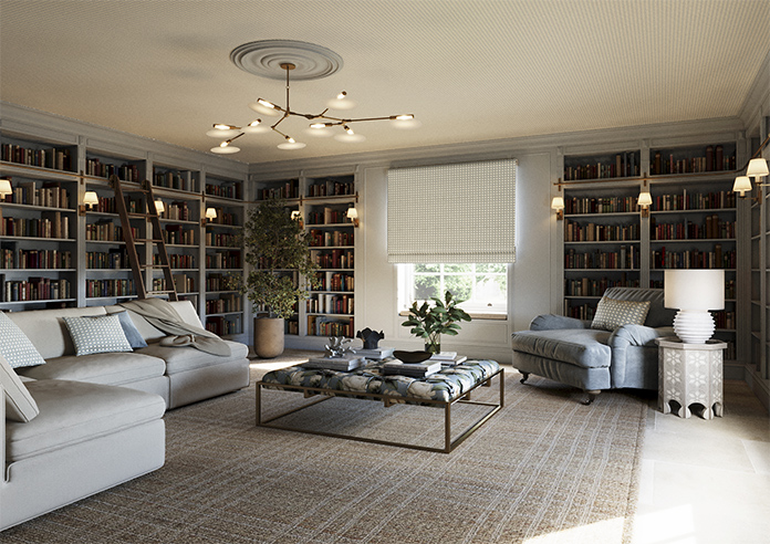 Adelaide, Checkers Stowe - Roman Blind - Image 6